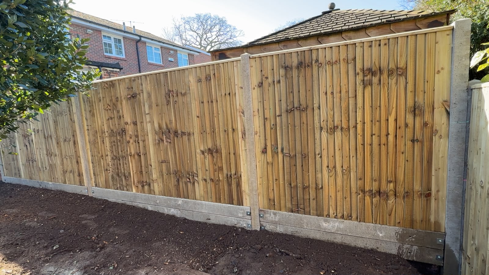 Feather Edge Fencing